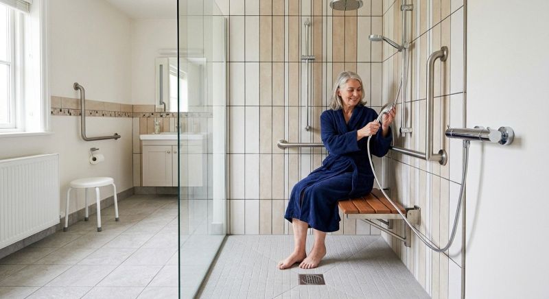 Handicap Shower Installation in Sarasota County, FL