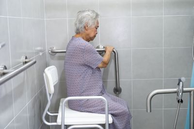 Products For Elderly Shower Installations in use